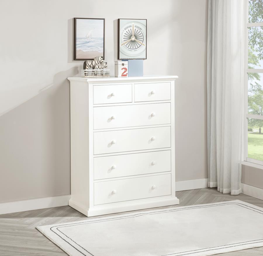 Sumerlin - 6 - Drawer Bedroom Chest Of Drawers Accent Chests by Coaster Fine Furniture - Walls Furniture & Mattress