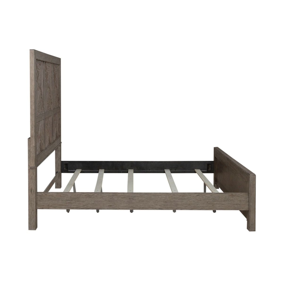 Skyview Lodge - King Panel Bed - Cobblestone Panel Beds by Liberty Furniture - Walls Furniture & Mattress