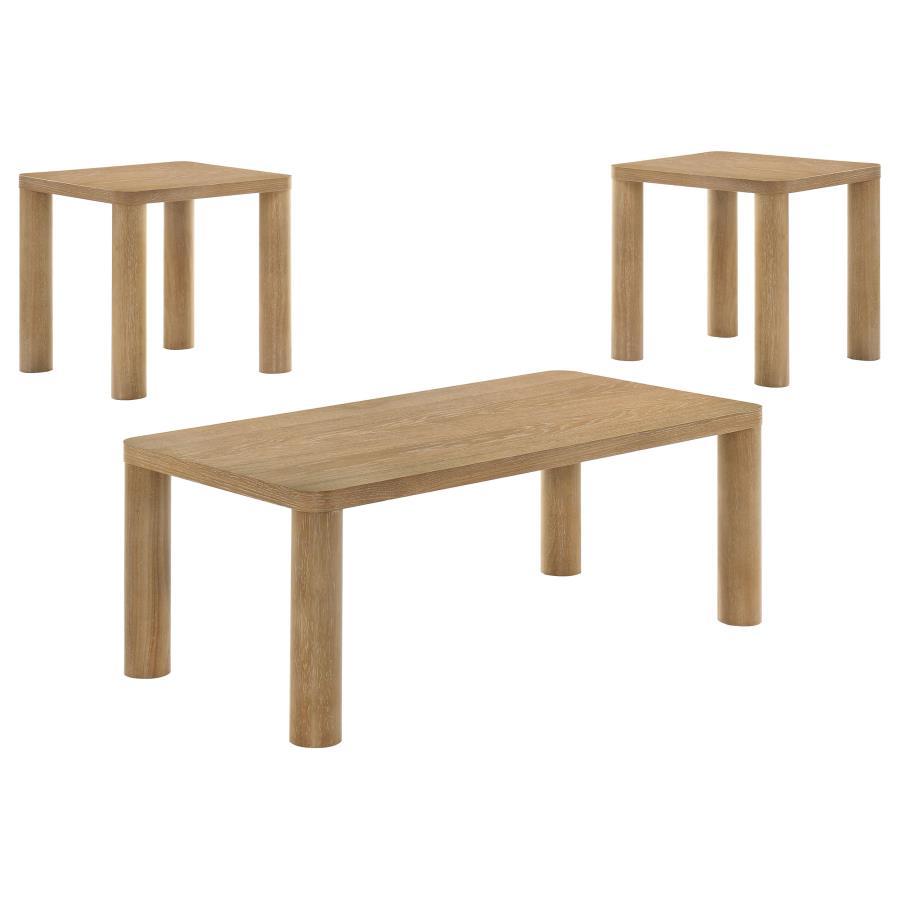 Castlewood - Cocktail Coffee Table Set Table Sets by Coaster Fine Furniture - Walls Furniture & Mattress