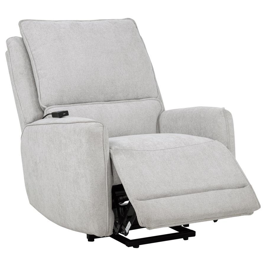 Sylmar - Chenille Upholstered Power Recliner Reclining Chairs by Coaster Fine Furniture - Walls Furniture & Mattress