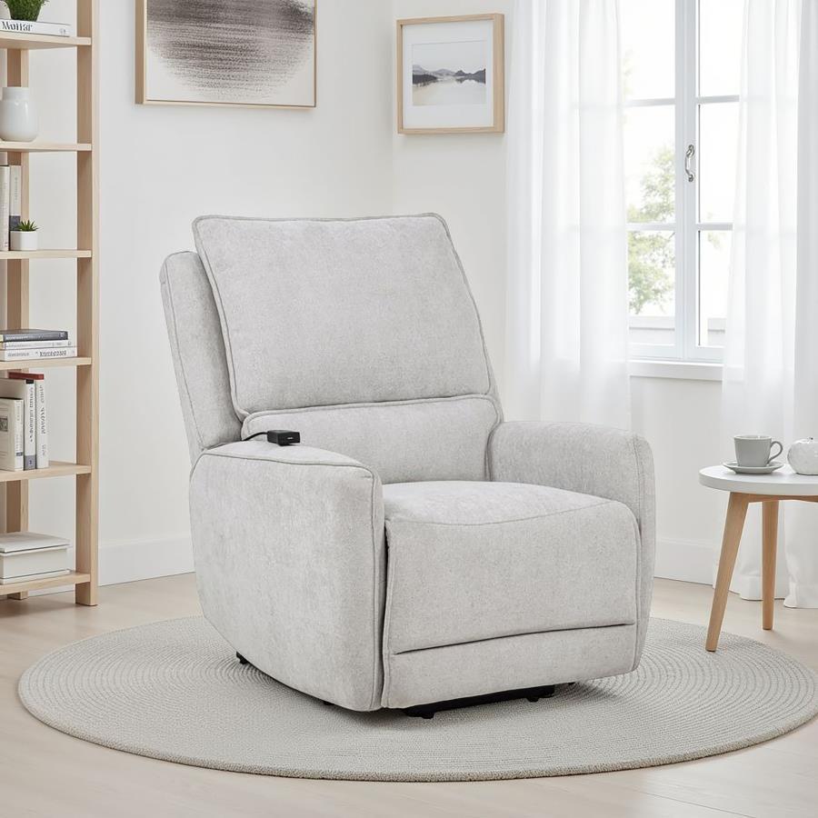 Sylmar - Chenille Upholstered Power Recliner Reclining Chairs by Coaster Fine Furniture - Walls Furniture & Mattress