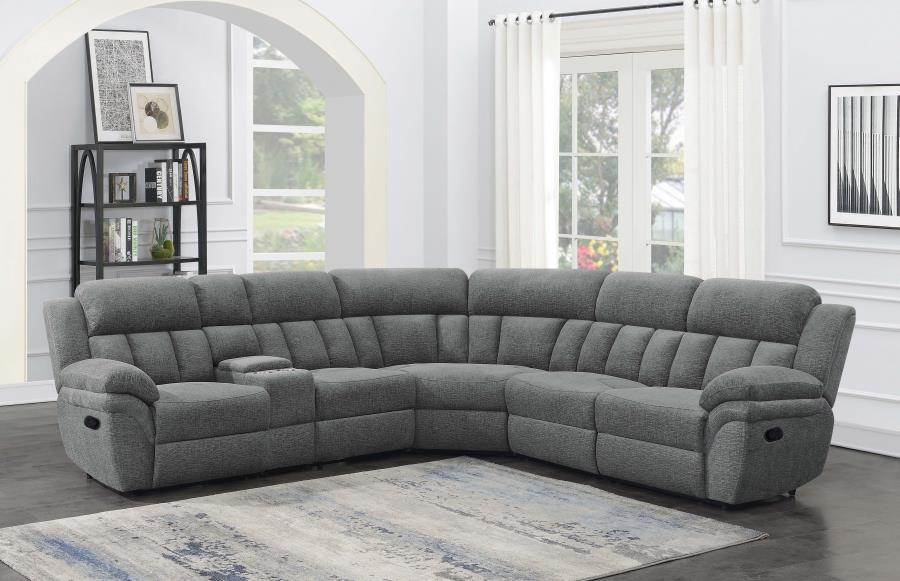 Bahrain - Modular Reclining Sectional Sofa Reclining Sectionals by CoasterEssence - Walls Furniture & Mattress