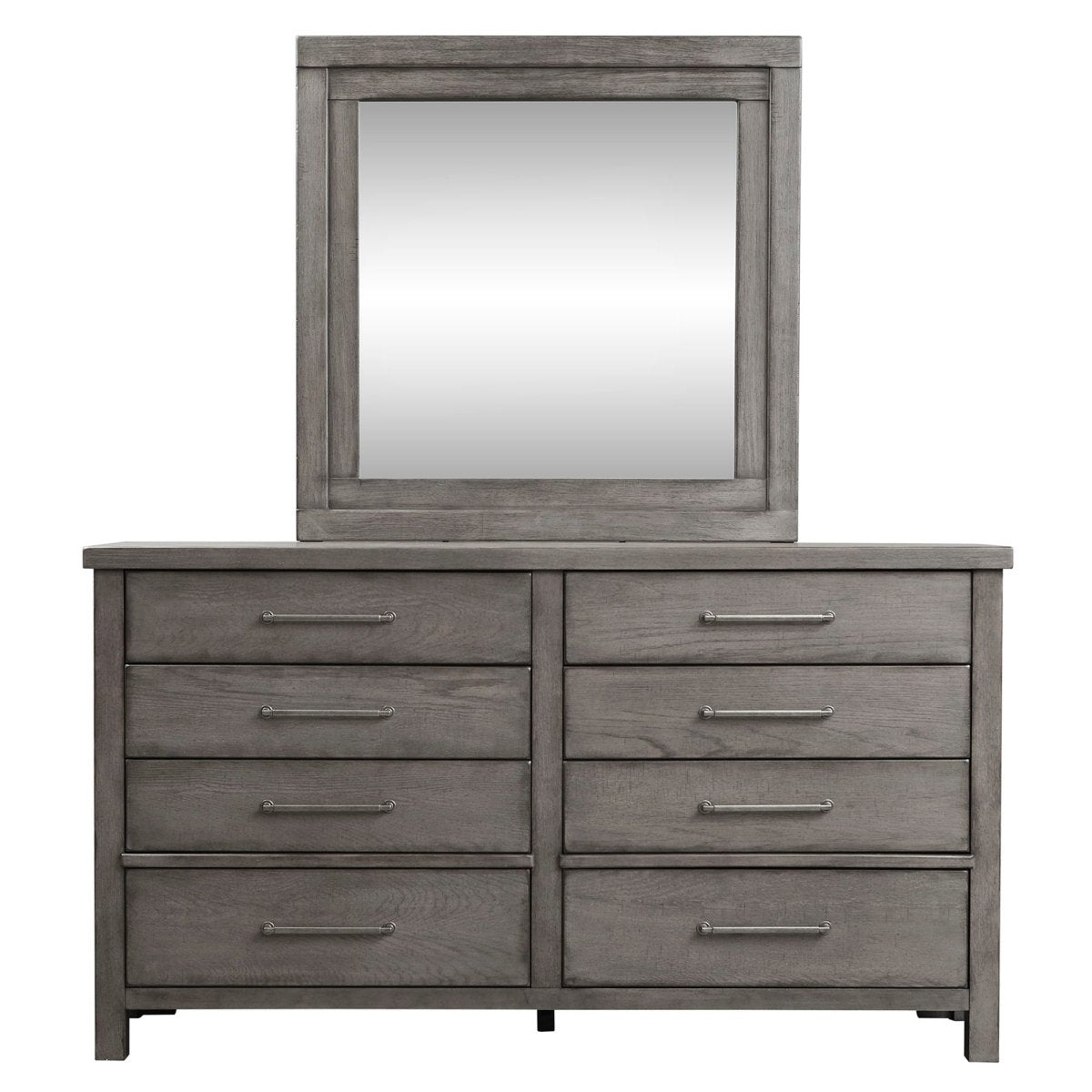 Modern Farmhouse - Dresser & Mirror Dresser & Mirror by Liberty Furniture - Walls Furniture & Mattress