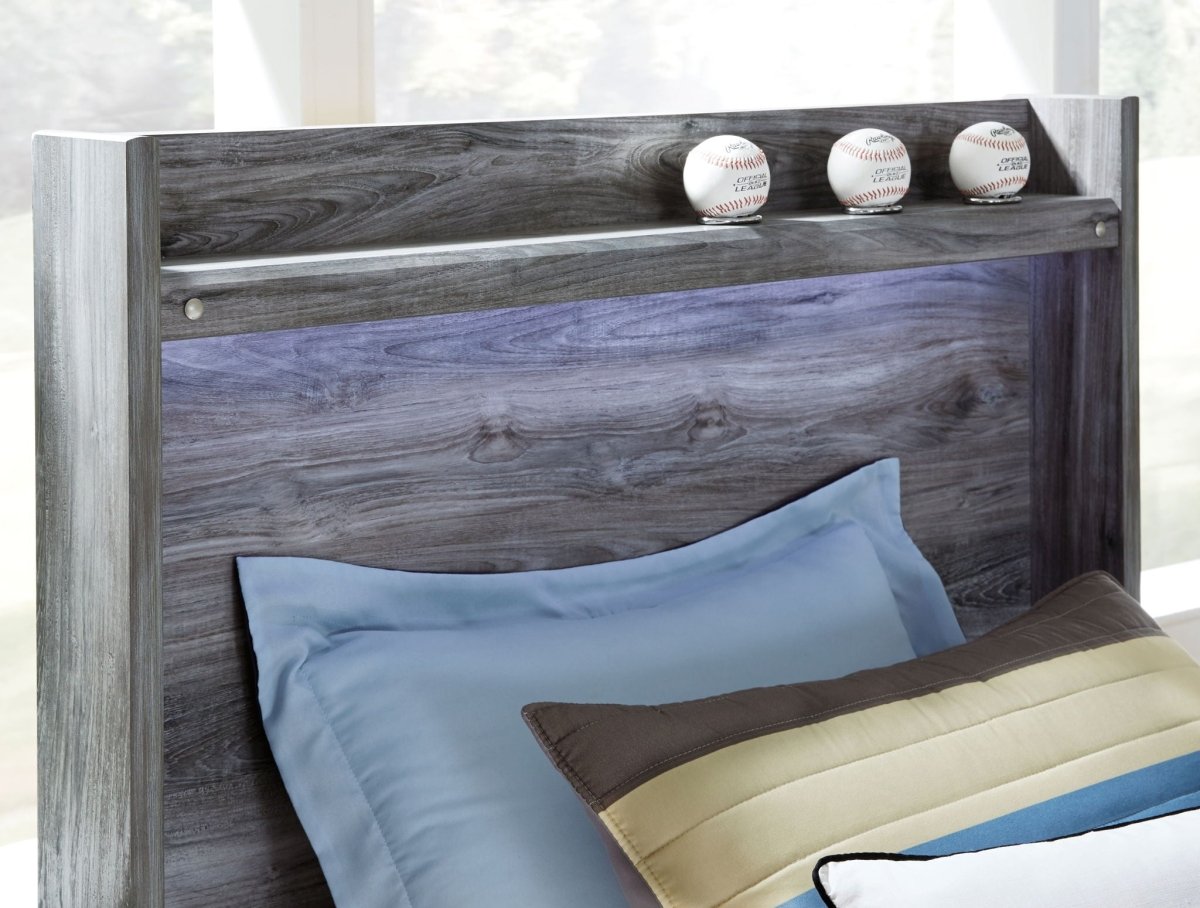 Baystorm - Panel Bedroom Set - Gray 8 + Piece Bedroom Sets by Signature Design by Ashley® - Walls Furniture & Mattress