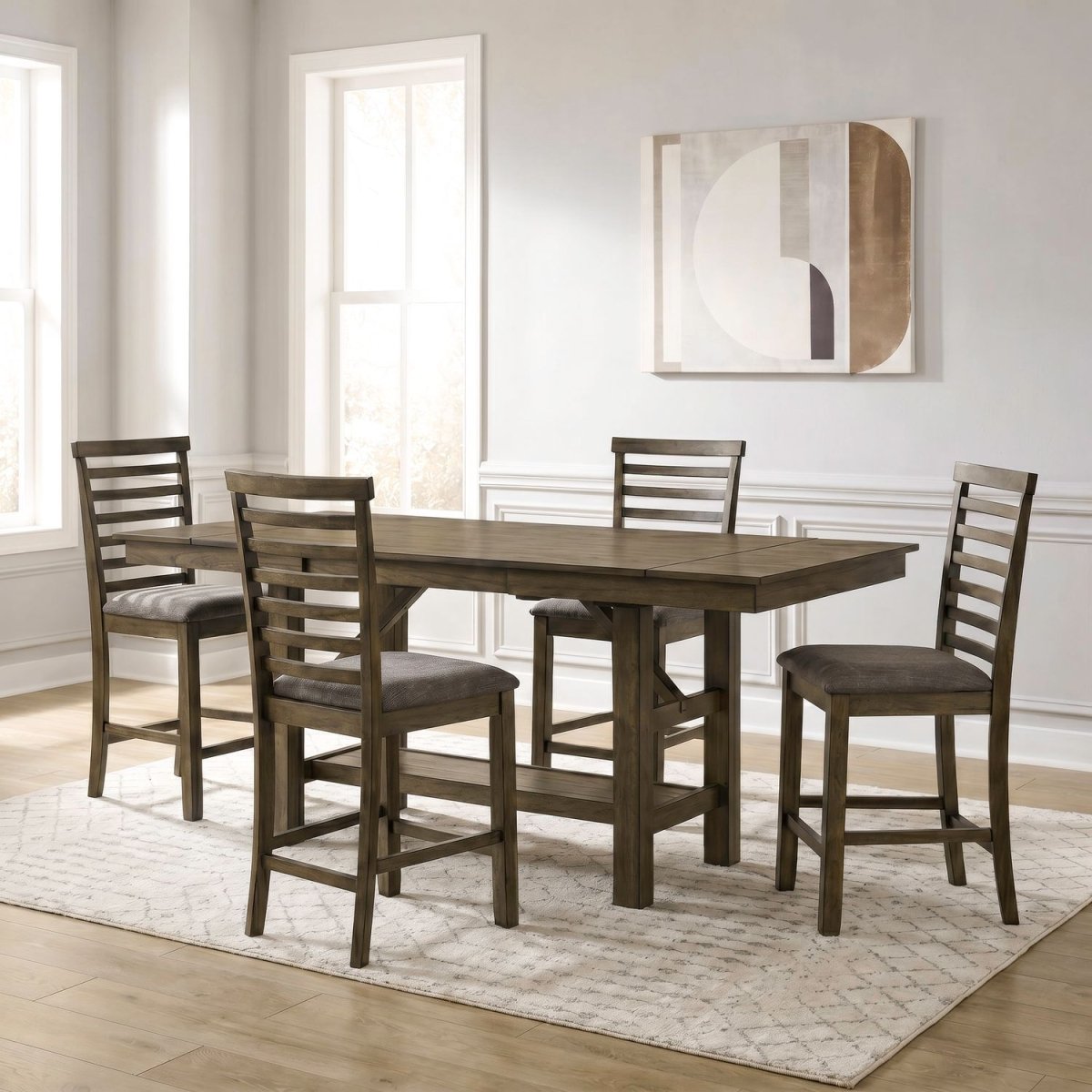 Brook Bay - Gathering Table Set 5 Piece Dining Room Sets by Liberty Furniture - Walls Furniture & Mattress