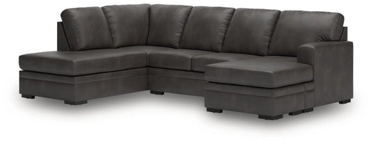 Lofton - Pike - Sectional Stationary Sectionals by Signature Design by Ashley® - Walls Furniture & Mattress