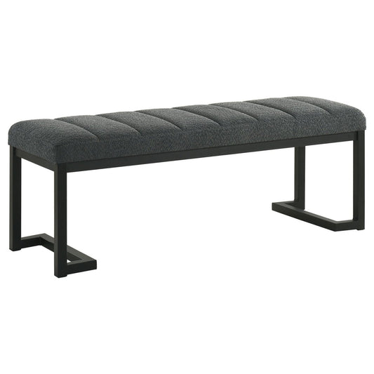 Mesa - Boucle Upholstered Tufted Accent Bench Upholstered Benches by Coaster Fine Furniture - Walls Furniture & Mattress