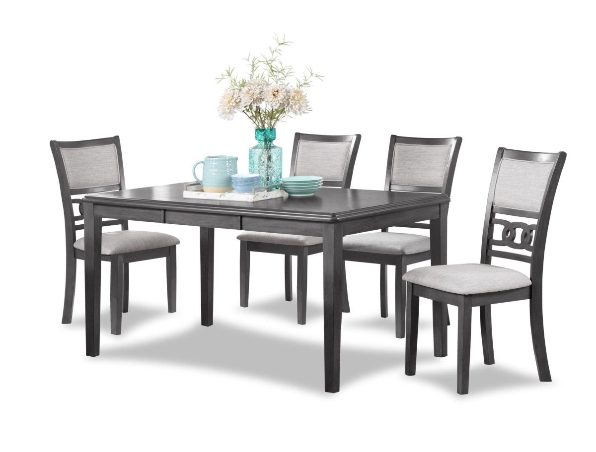 Gia - Dining Table Set 6 Piece Dining Room Sets by New Classic - Walls Furniture & Mattress