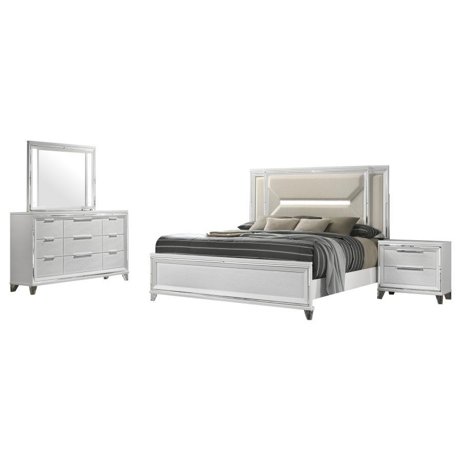 Marmore - Bedroom Set 4 Piece Bedroom Sets by Coaster Fine Furniture - Walls Furniture & Mattress