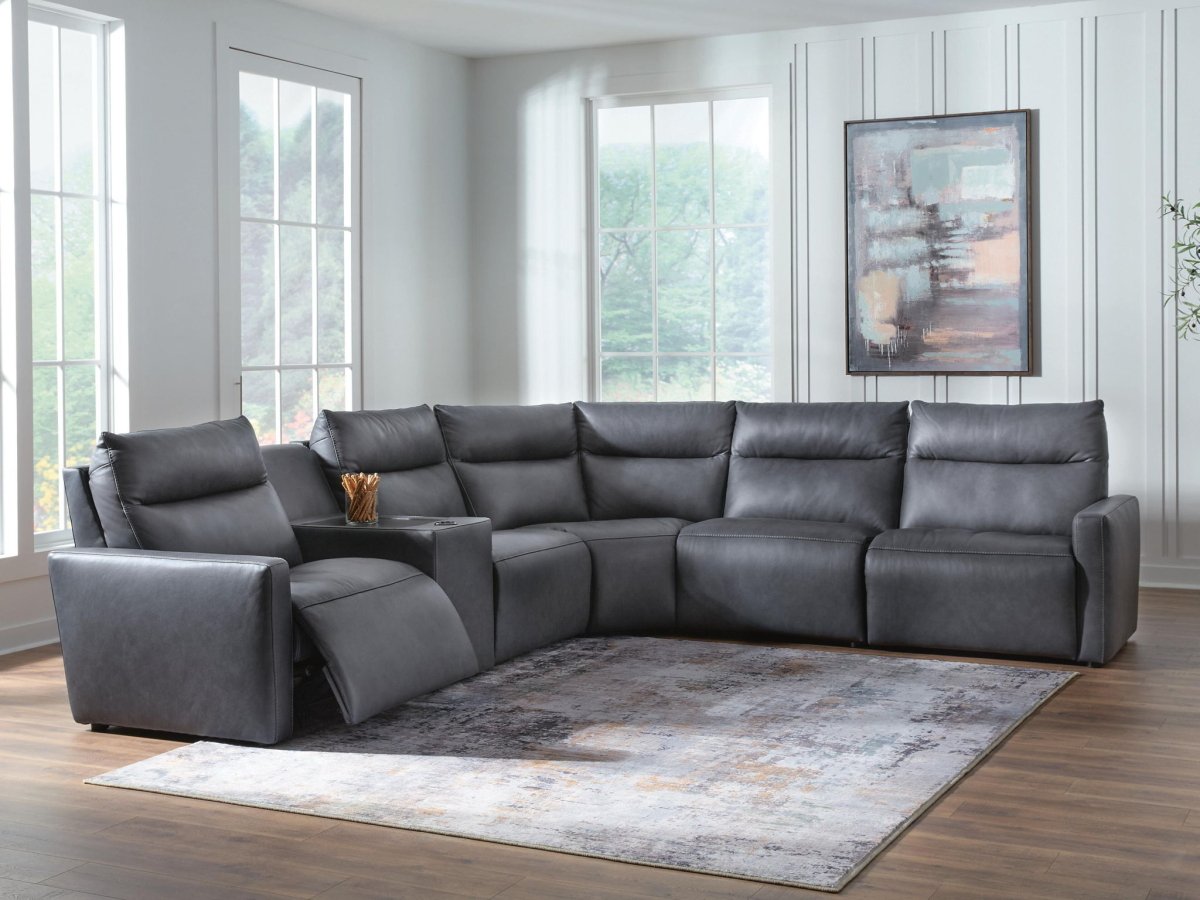 ModZ - Power Reclining Sectional Reclining Sectionals by Benchcraft® - Walls Furniture & Mattress