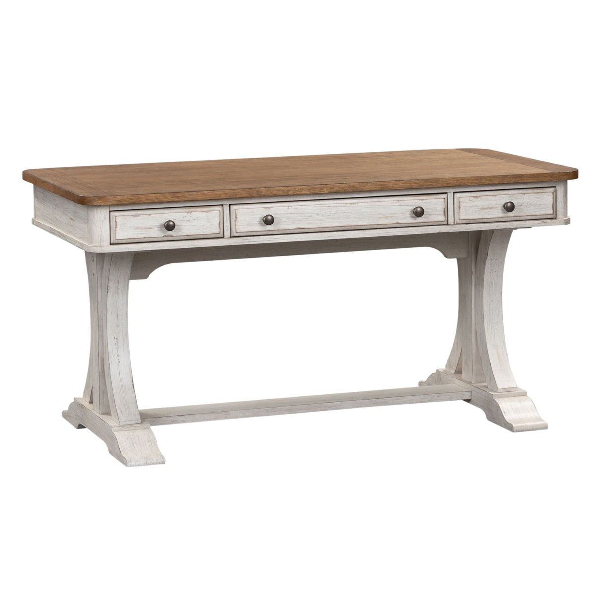 Farmhouse Reimagined - Writing Desk - White Writing Desks by Liberty Furniture - Walls Furniture & Mattress