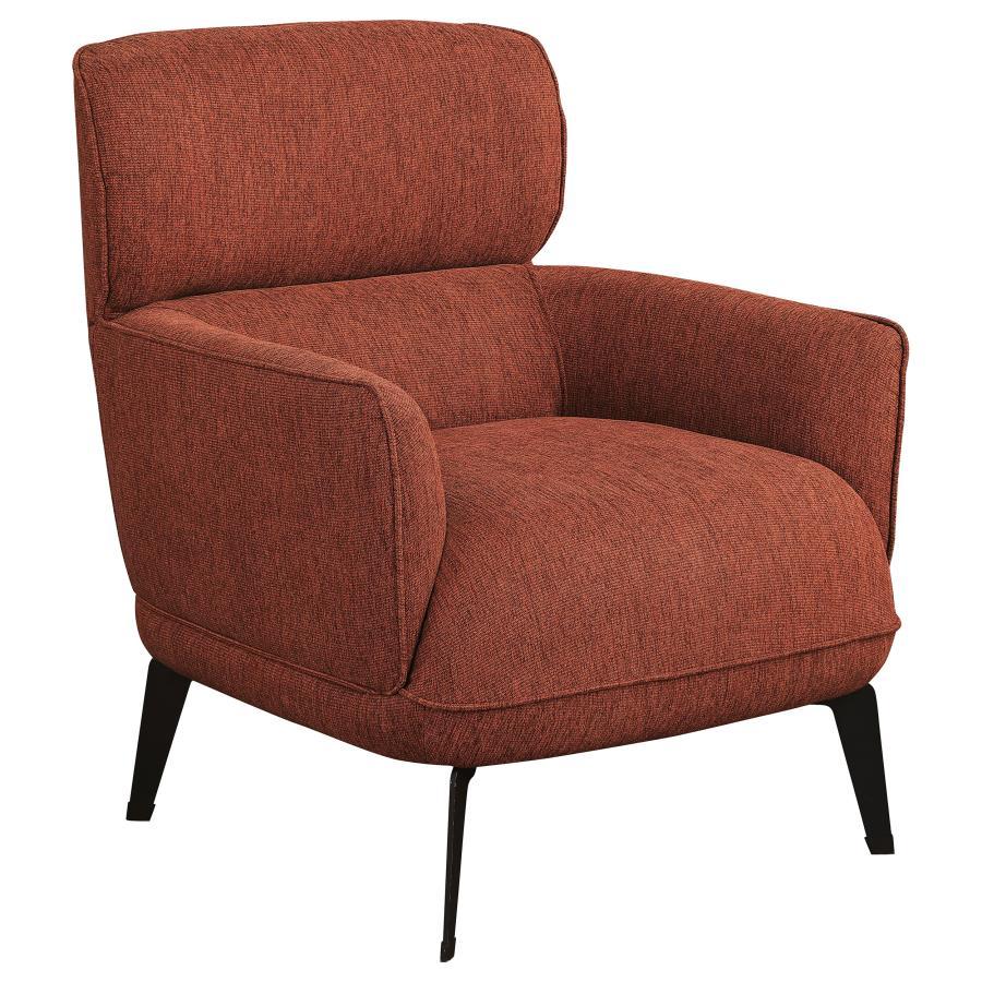 Andrea - Upholstered Crecent Arm Accent Chair Arm Chairs by Coaster Fine Furniture - Walls Furniture & Mattress