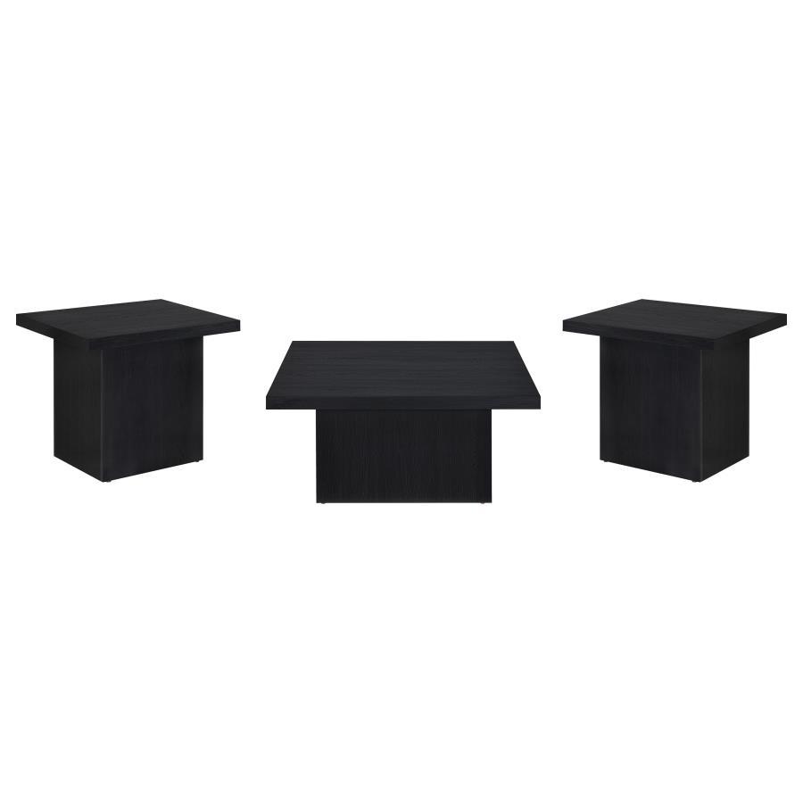 Devar - Square Coffee Table Set Table Sets by Coaster Fine Furniture - Walls Furniture & Mattress