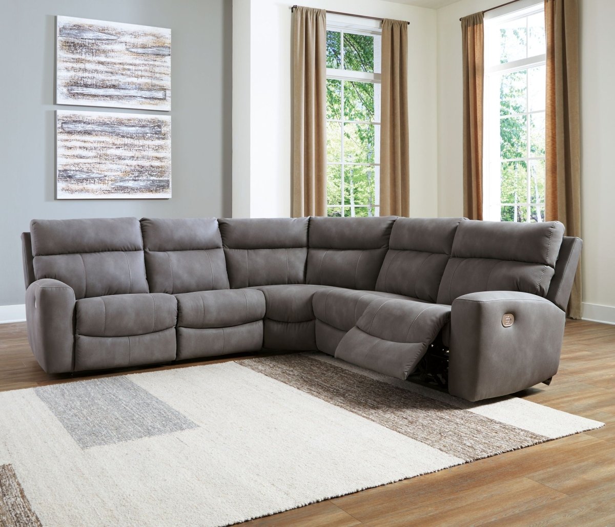 Next - Gen Durapella - Power Reclining Sectional Set 6 Piece Living Room Sets by Signature Design by Ashley® - Walls Furniture & Mattress