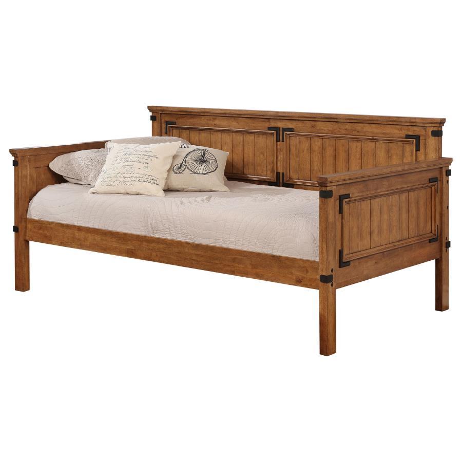 Oakdale - Wood Twin Daybed with Trundle - Rustic Honey Daybeds by Coaster Fine Furniture - Walls Furniture & Mattress