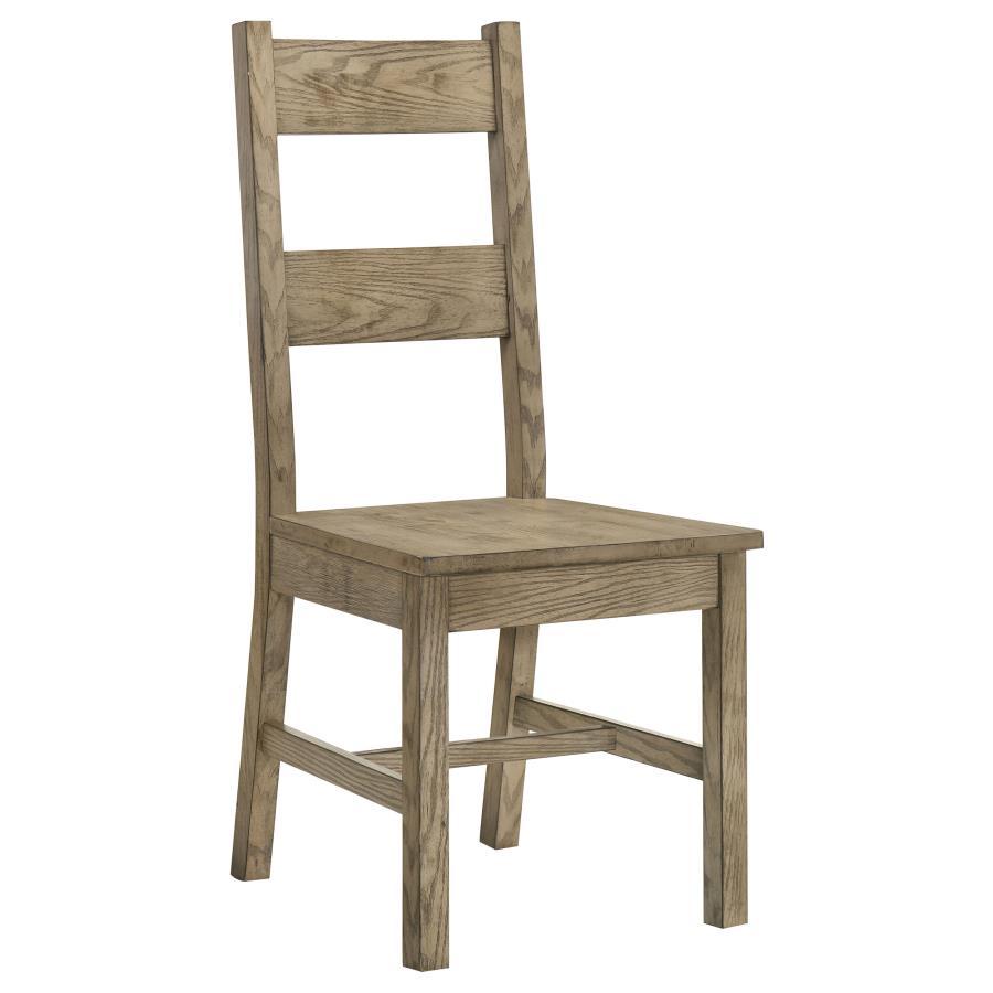 Cardova - Solid Wood Dining Side Chair (Set of 2) - Vineyard Oak Chair Sets by Coaster Fine Furniture - Walls Furniture & Mattress