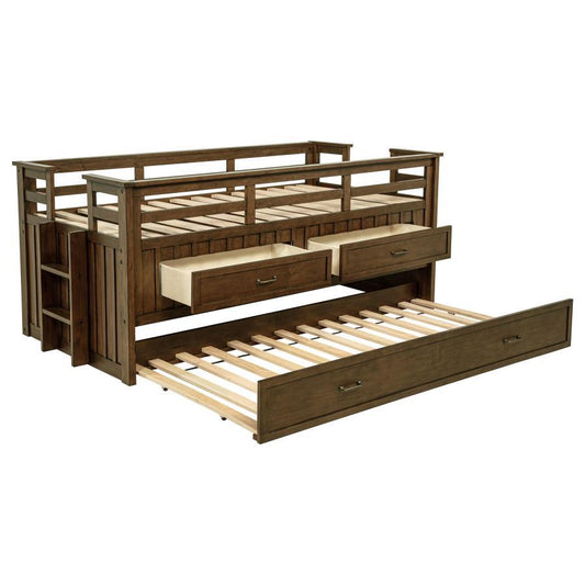 Carlsbad - Wood Captains Bed With Trundle Trundle Beds by Coaster Fine Furniture - Walls Furniture & Mattress