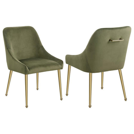 Mayette - Parsons Wingback Dining Side Chair (Set of 2) Chair Sets by Coaster Fine Furniture - Walls Furniture & Mattress