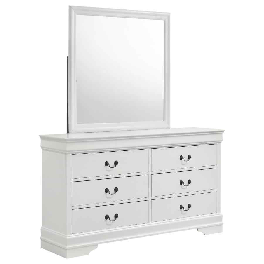 Louis Philippe - Six - Drawer Dresser Dressers by CoasterEveryday - Walls Furniture & Mattress