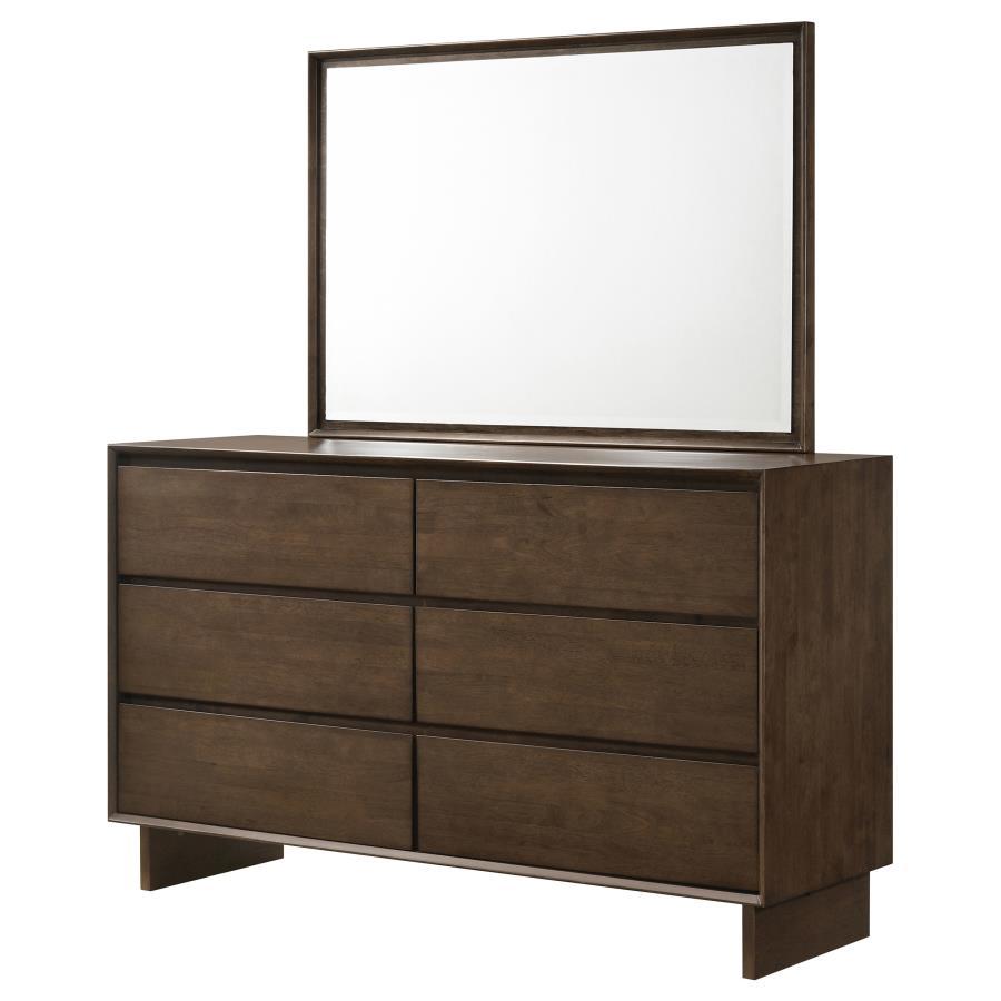 Glenwood - 6 - Drawer Dresser Cabinet Dressers by Coaster Fine Furniture - Walls Furniture & Mattress