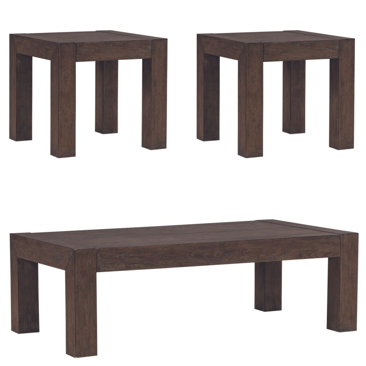 Cascade Falls - 3 Piece Set - Satin Espresso Table Sets by Liberty Furniture - Walls Furniture & Mattress