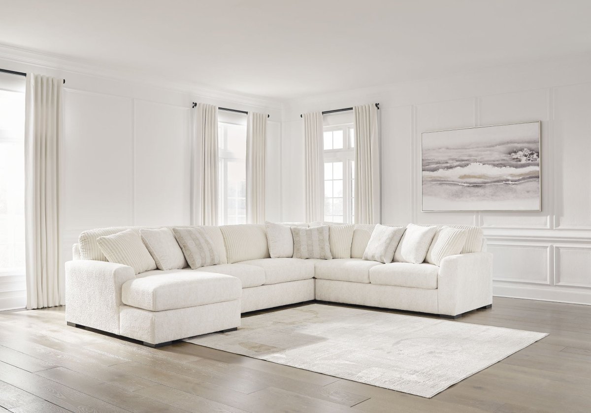 Chessington - Sectional Stationary Sectionals by Signature Design by Ashley® - Walls Furniture & Mattress