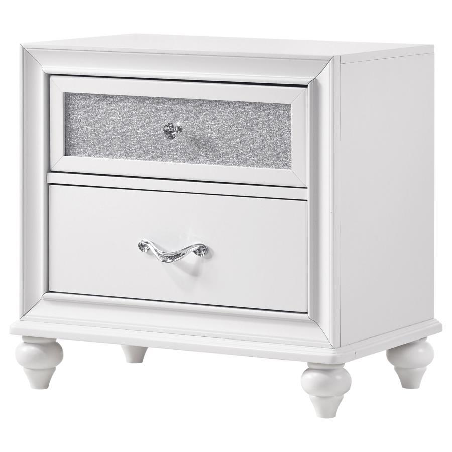 Barzini - 2 - drawer Nightstand Accent Nightstands by CoasterEveryday - Walls Furniture & Mattress