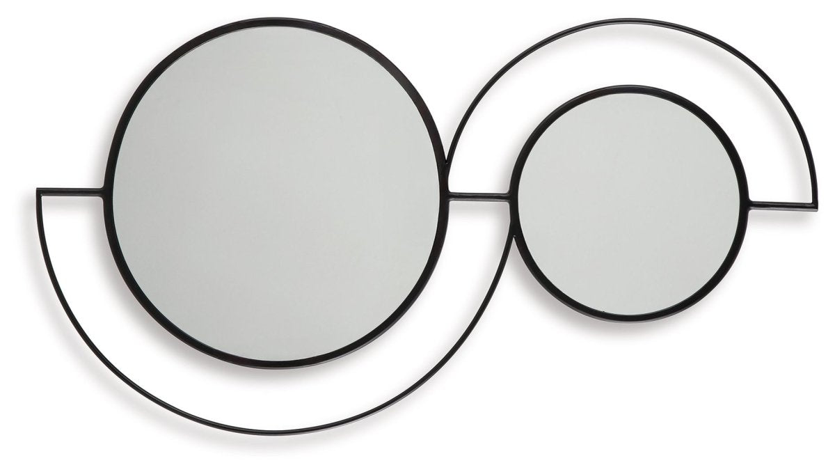 Shayham - Accent Mirror - Black Accent Mirrors by Signature Design by Ashley® - Walls Furniture & Mattress