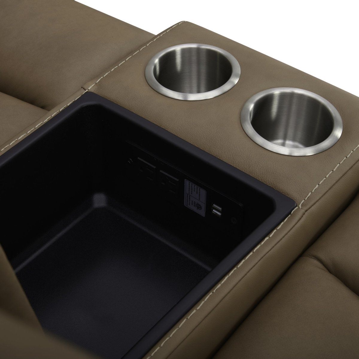 Bennett - Loveseat With Console P2 & ZG - Butternut - Butternut Leather Reclining Loveseats by Liberty Furniture - Walls Furniture & Mattress