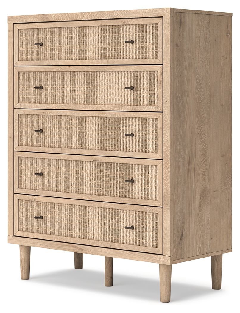 Cielden - Five Drawer Wide Chest - Two - Tone Accent Chests by Signature Design by Ashley® - Walls Furniture & Mattress
