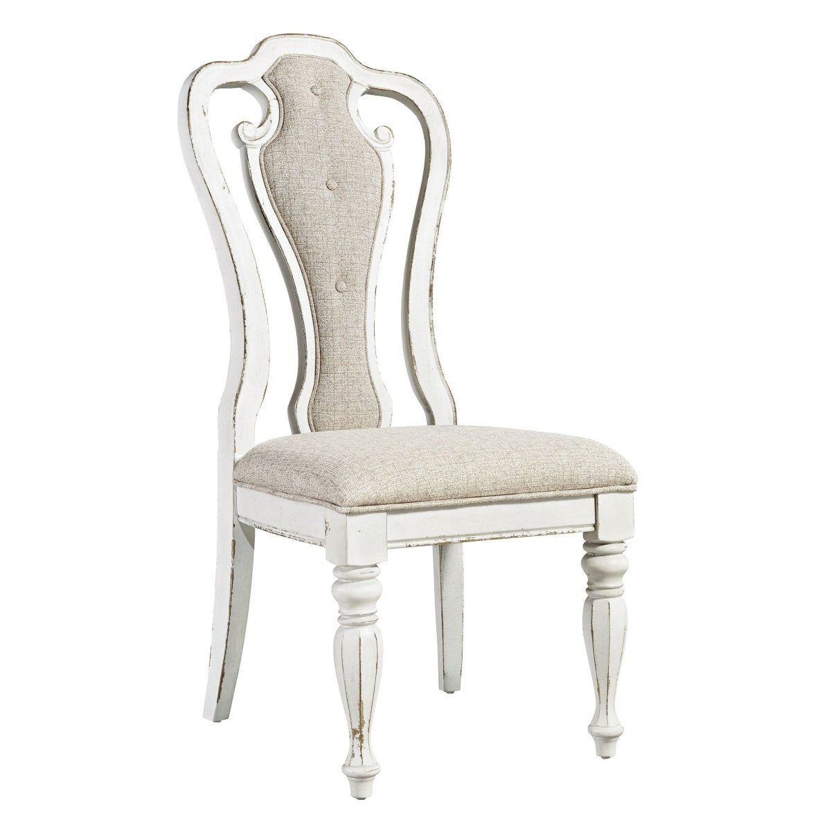 Magnolia Manor - Splat Back Upholstered Chair Arm Chairs by Liberty Furniture - Walls Furniture & Mattress