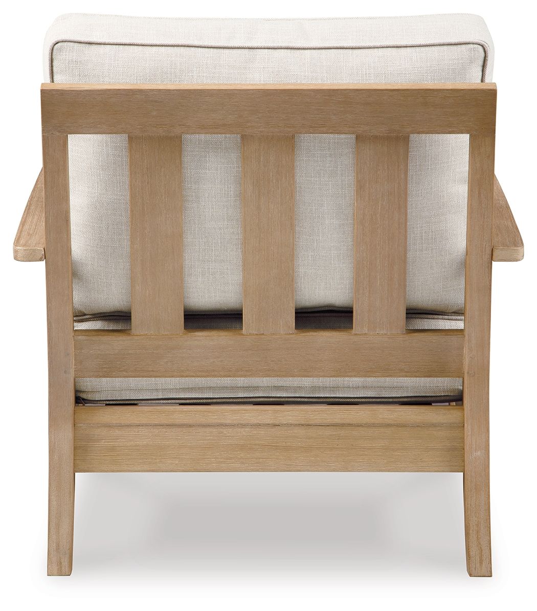 Carter Hall - Lounge Chair With Cushion - Beige Lounge Chairs by Signature Design by Ashley® - Walls Furniture & Mattress