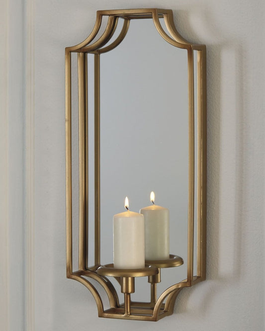 Dumi - Wall Sconce - Gold Finish Sconces by Signature Design by Ashley® - Walls Furniture & Mattress