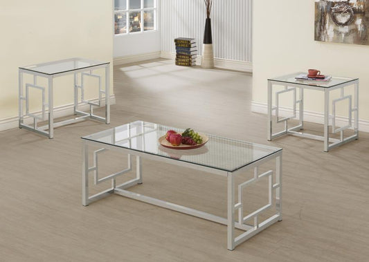 Merced - Rectangular Coffee Table Set Table Sets by Coaster Fine Furniture - Walls Furniture & Mattress