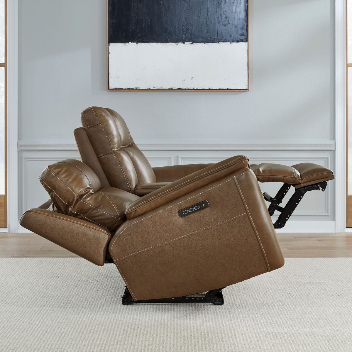 Collins - Loveseat With Console P3 & ZG - Brown Reclining Loveseats by Liberty Furniture - Walls Furniture & Mattress