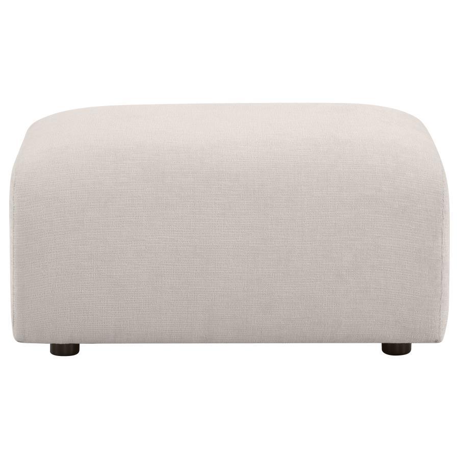 Burnett - Chenille Upholstered Ottoman Upholstered Ottomans by Coaster Fine Furniture - Walls Furniture & Mattress