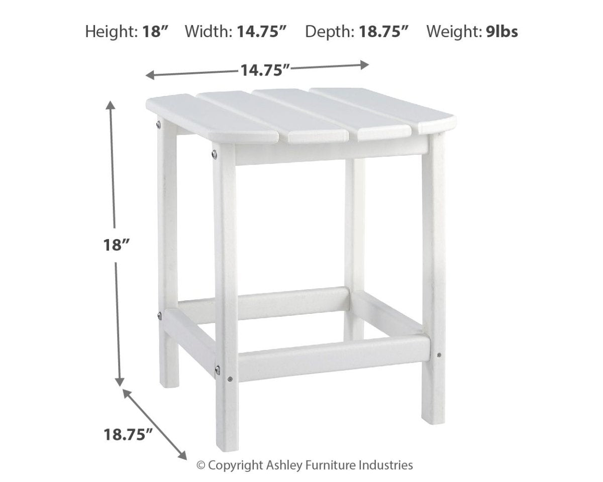 Sundown Treasure - Outdoor End Table End Tables by Signature Design by Ashley® - Walls Furniture & Mattress