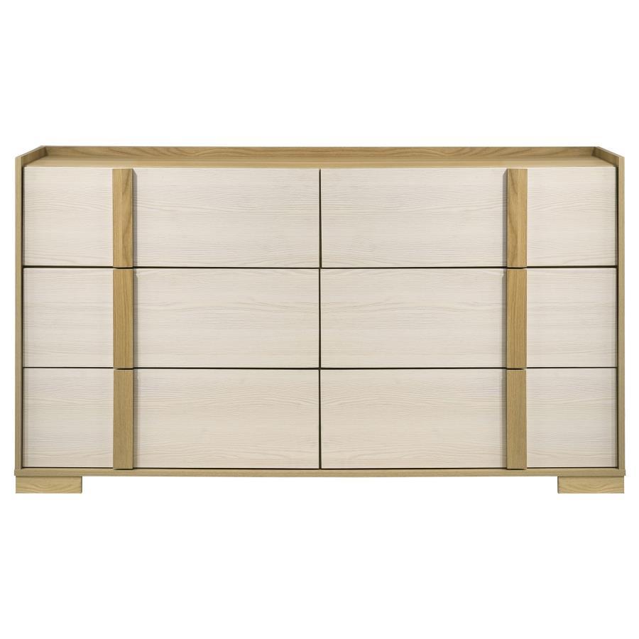 Hyland - 6 - Drawer Dresser Dresser & Mirror by Coaster Fine Furniture - Walls Furniture & Mattress