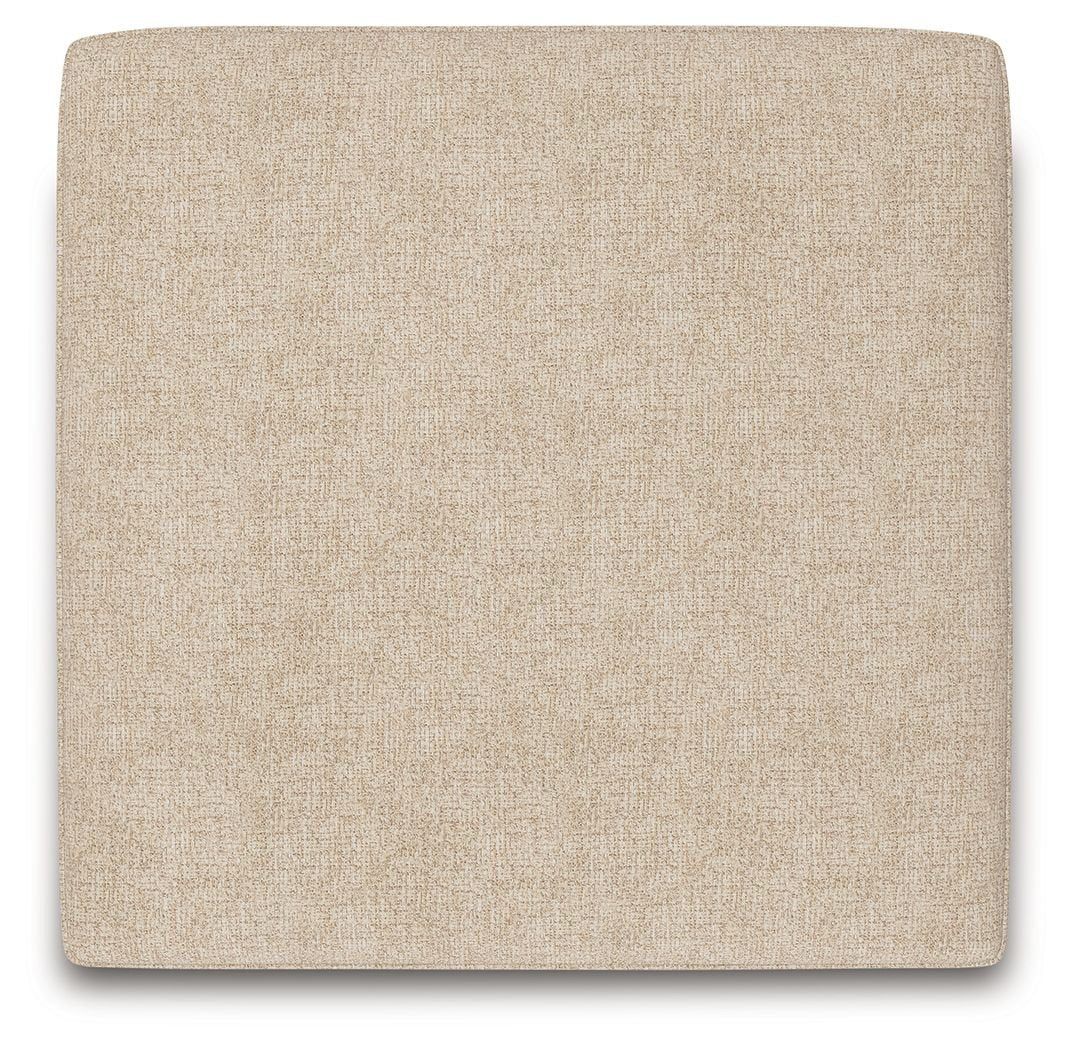 Seyler - Oversized Accent Ottoman - Sand Accent Ottomans by Benchcraft® - Walls Furniture & Mattress