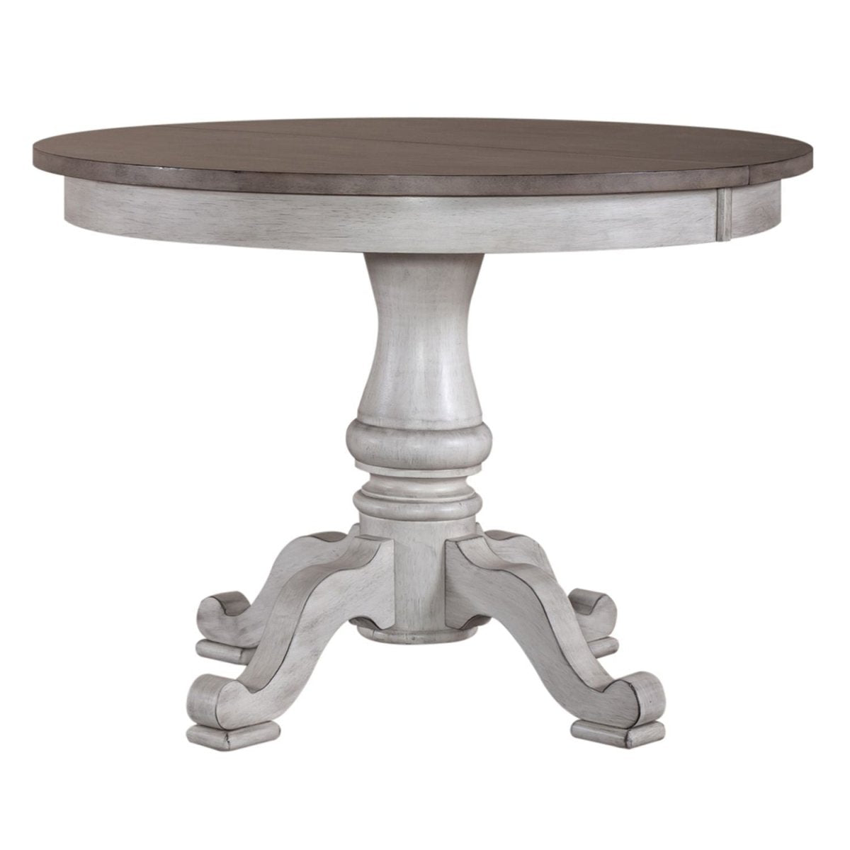 Ocean Isle - Pedestal Table - Antique White Dining Tables by Liberty Furniture - Walls Furniture & Mattress