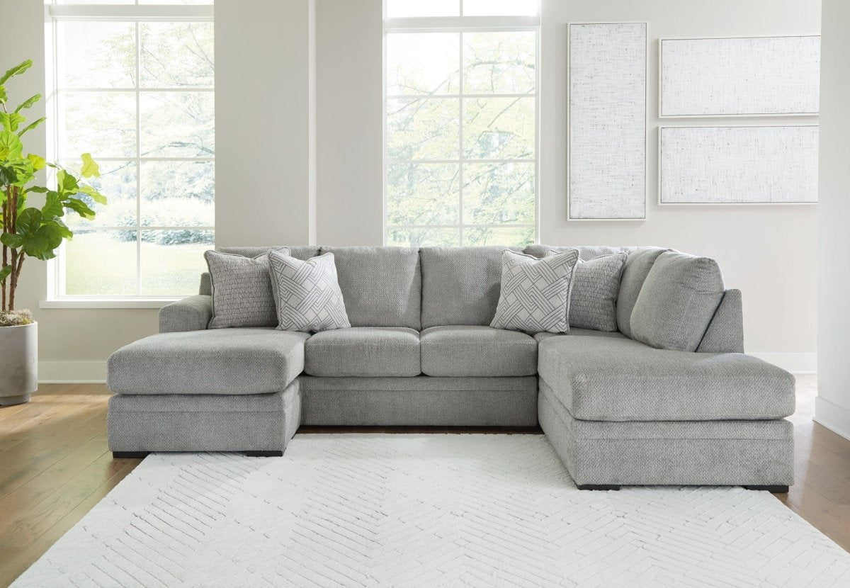 Casselbury - Sectional Stationary Sectionals by Signature Design by Ashley® - Walls Furniture & Mattress