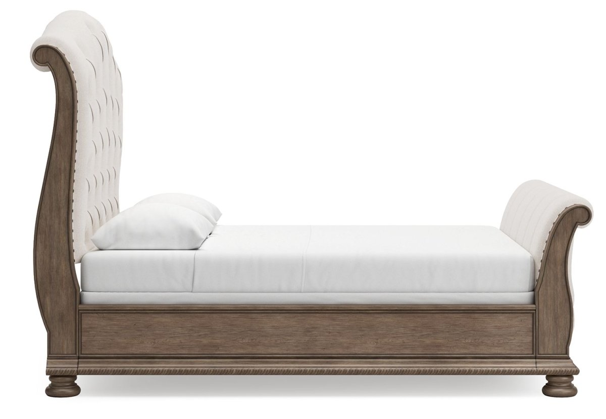 Ardenfield - Upholstered Sleigh Bed Sleigh Beds by Signature Design by Ashley® - Walls Furniture & Mattress
