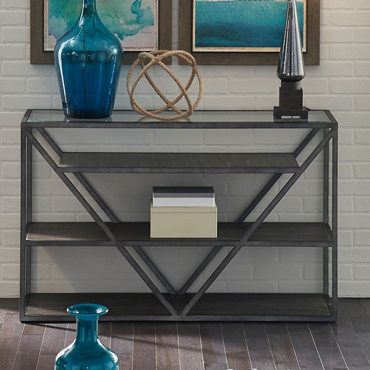Arista - Sofa Table - Dark Gray Sofa Tables by Liberty Furniture - Walls Furniture & Mattress