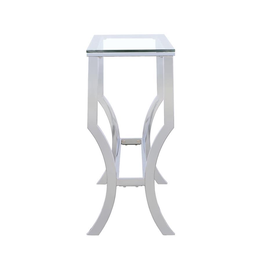 Saide - Rectangular Glass Top Table End Tables by CoasterEssence - Walls Furniture & Mattress