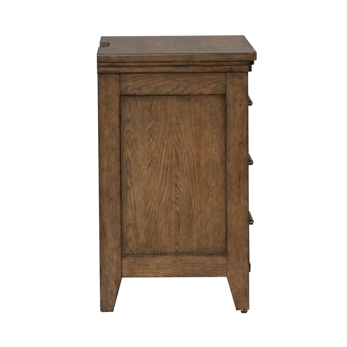 Carolina Park - Nightstand With Charging Station - Brown Nightstands w/ Charging Stations by Liberty Furniture - Walls Furniture & Mattress