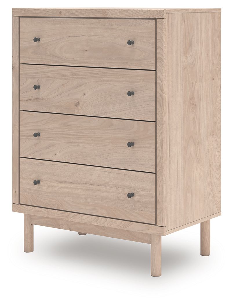 Arloster - Four Drawer Chest - Tan Accent Chests by Signature Design by Ashley® - Walls Furniture & Mattress