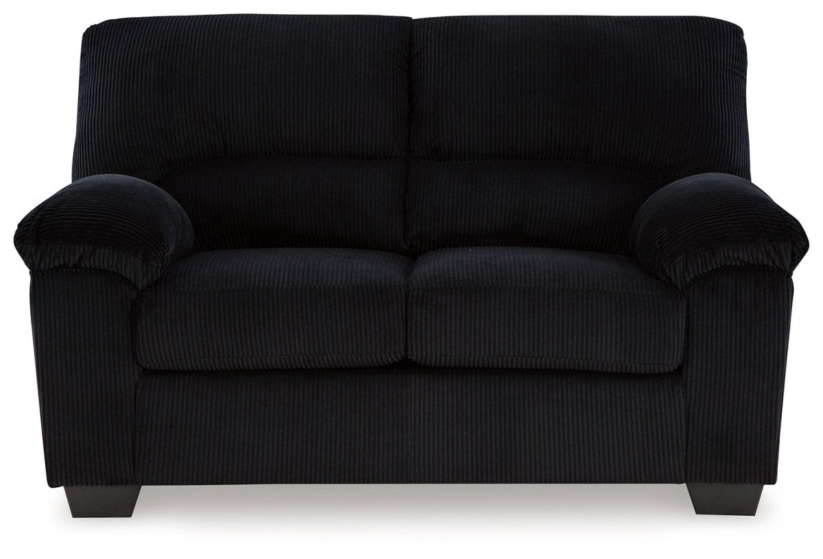 Simplejoy - Loveseat Stationary Loveseats by Signature Design by Ashley® - Walls Furniture & Mattress
