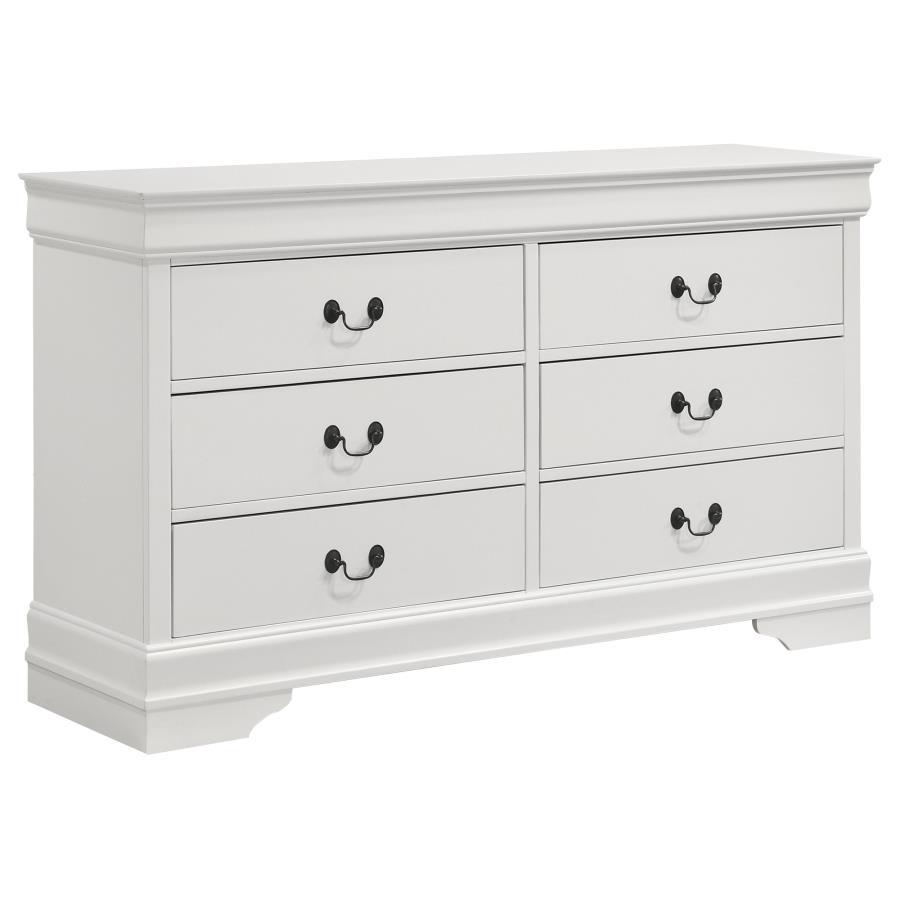 Louis Philippe - Six - Drawer Dresser Dressers by CoasterEveryday - Walls Furniture & Mattress
