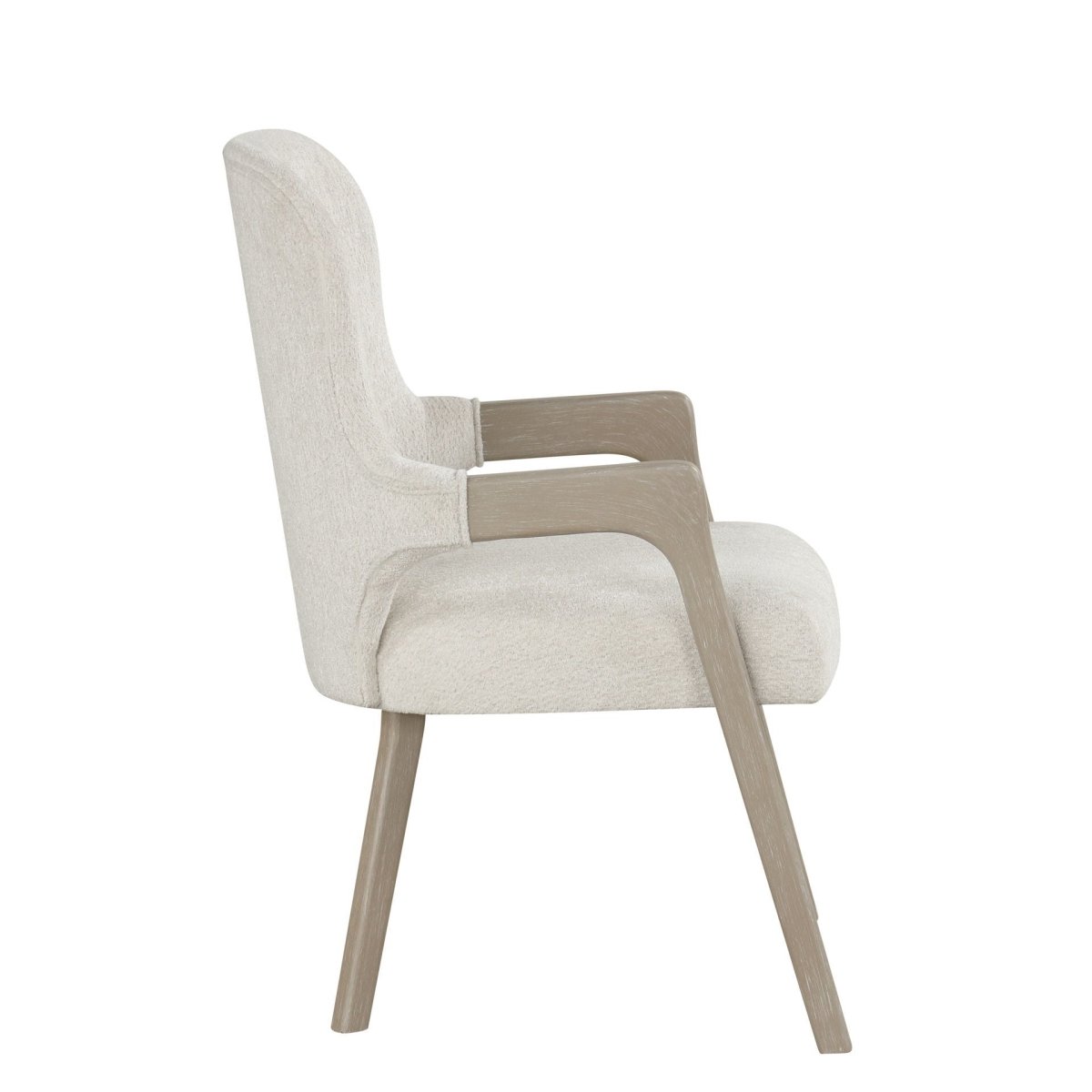 Gwendolyn - Upholstered Arm Chair (Set of 2) - Cerused Taupe Chair Sets by New Classic - Walls Furniture & Mattress