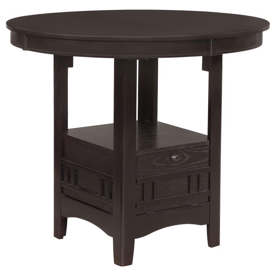 Lavon - Oval Extension Counter Dining Table - Espresso Counter Tables by CoasterEveryday - Walls Furniture & Mattress